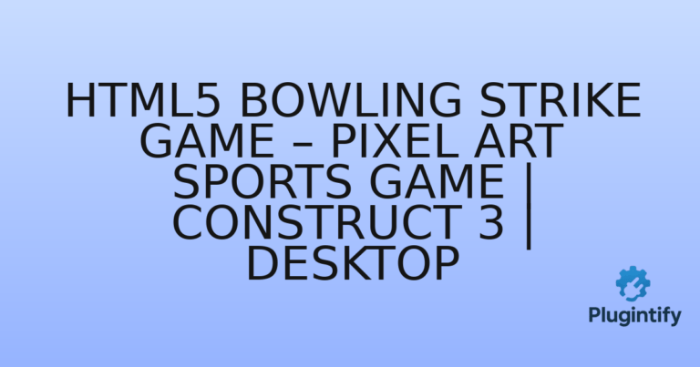 Read more about the article HTML5 Bowling Strike Game – Pixel Art Sports Game | Construct 3 | Desktop