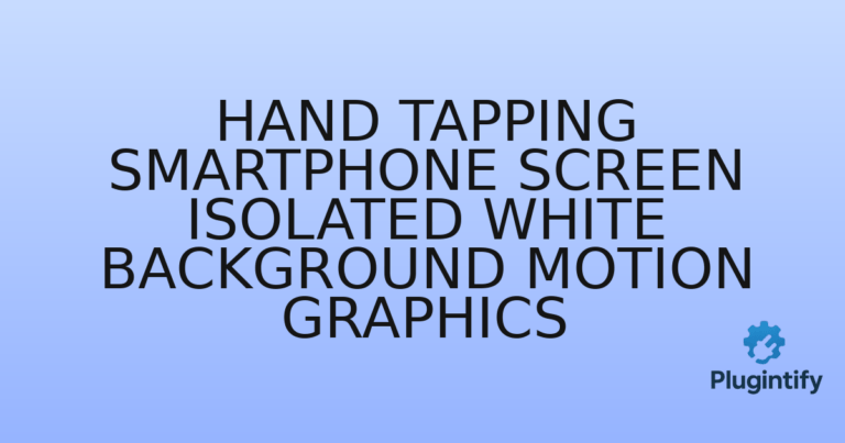 Read more about the article Hand Tapping Smartphone Screen Isolated White Background Motion Graphics