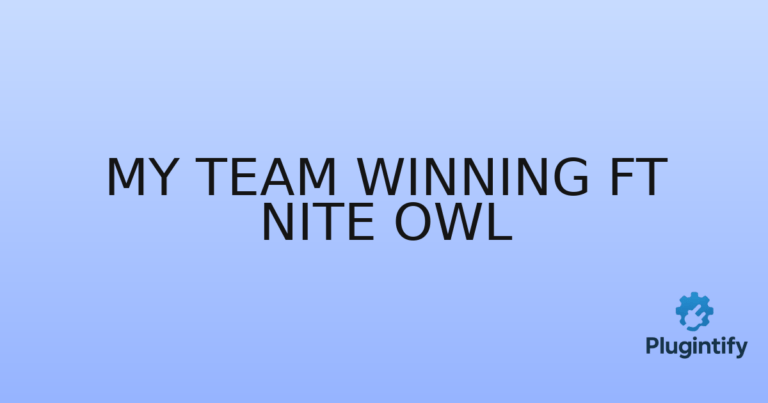 Read more about the article My Team Winning ft Nite Owl