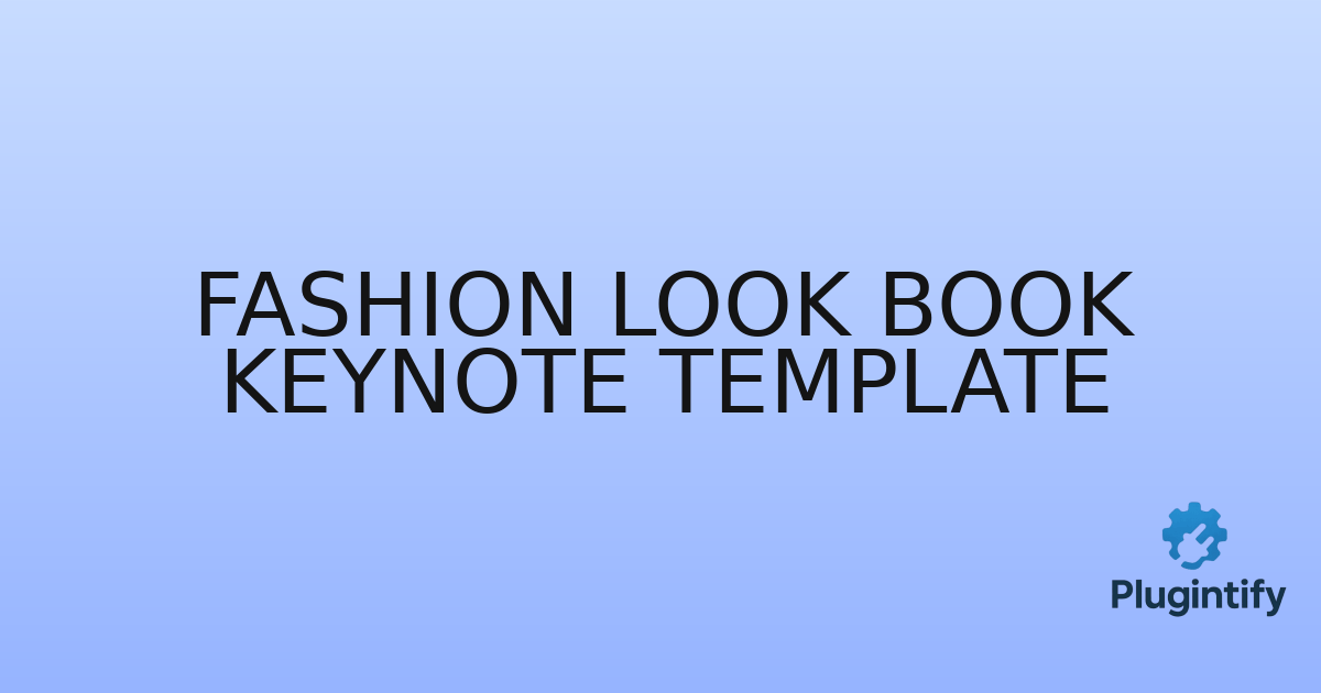 You are currently viewing Fashion Look Book Keynote Template