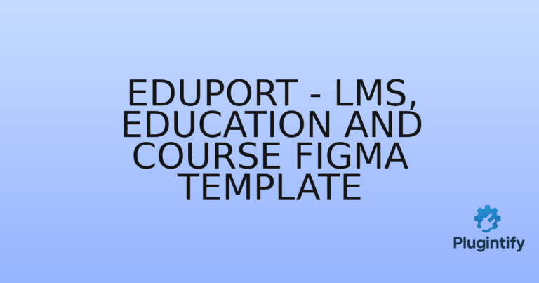Read more about the article Eduport – LMS, Education and Course Figma Template