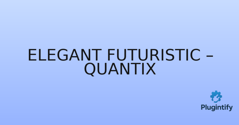 Read more about the article Elegant Futuristic – Quantix