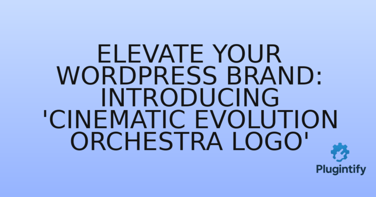 Read more about the article Elevate Your WordPress Brand: Introducing ‘Cinematic Evolution Orchestra Logo’