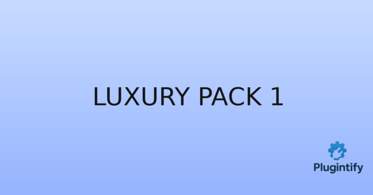 Read more about the article Luxury Pack 1