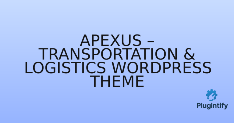 Read more about the article Apexus – Transportation & Logistics WordPress Theme