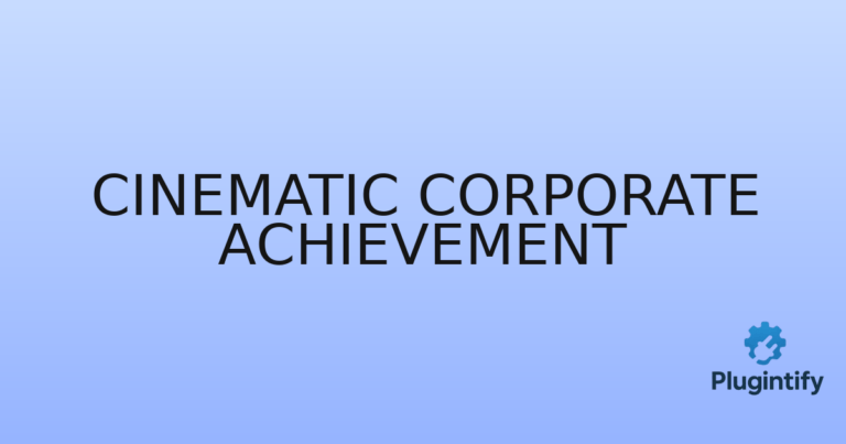 Read more about the article Cinematic Corporate Achievement