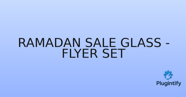 Read more about the article Ramadan Sale Glass – Flyer Set