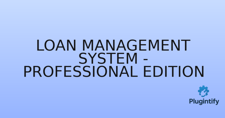 Read more about the article Loan Management System – Professional Edition