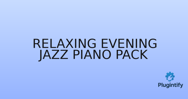 Read more about the article Relaxing Evening Jazz Piano Pack