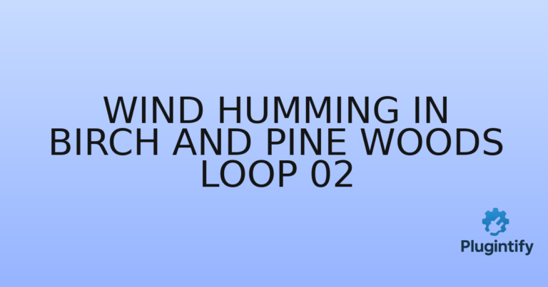 Read more about the article Wind Humming In Birch And Pine Woods Loop 02