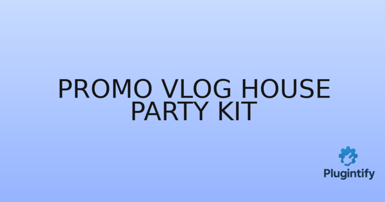 Read more about the article Promo Vlog House Party Kit