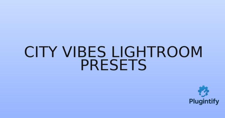 Read more about the article City Vibes Lightroom Presets