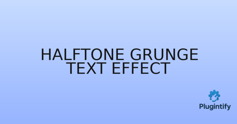 Read more about the article Halftone Grunge Text Effect