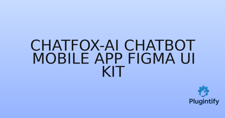 Read more about the article Chatfox-AI Chatbot Mobile App Figma UI Kit