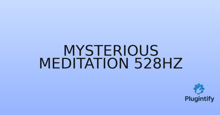 Read more about the article Mysterious Meditation 528Hz