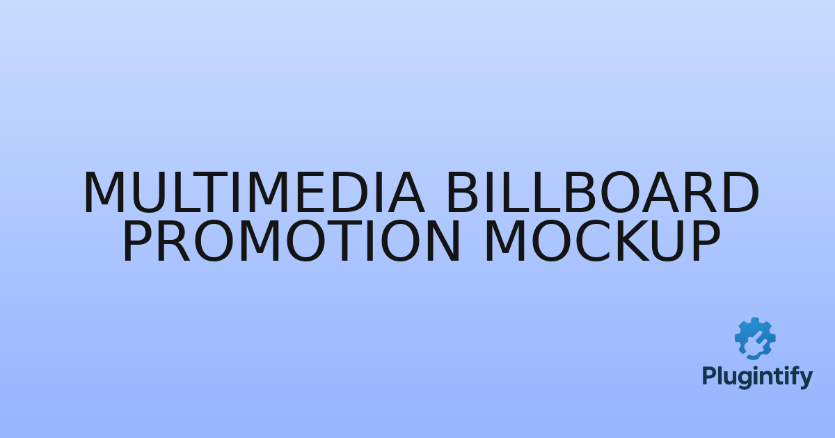 You are currently viewing Multimedia Billboard Promotion Mockup