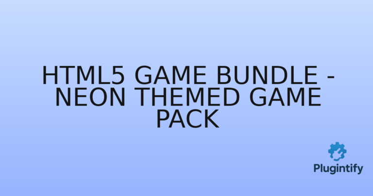 Read more about the article HTML5 GAME BUNDLE – Neon Themed game pack