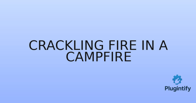 Read more about the article Crackling Fire In A Campfire