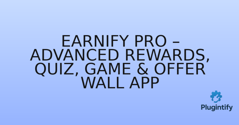 Read more about the article Earnify Pro – Advanced Rewards, Quiz, Game & Offer Wall App