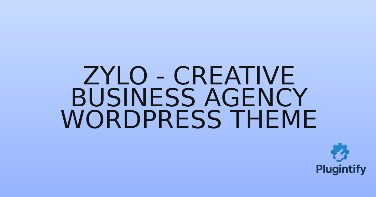 You are currently viewing Zylo – Creative Business Agency WordPress Theme