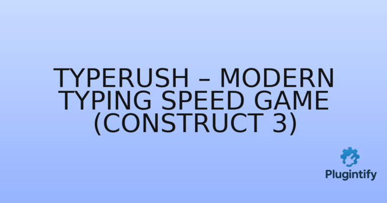 Read more about the article TypeRush – Modern Typing Speed Game (Construct 3)