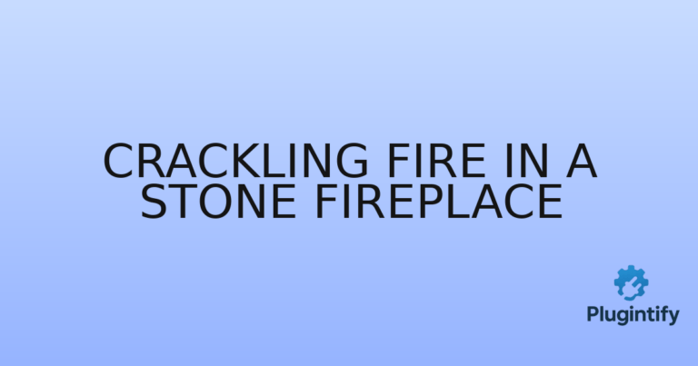 Read more about the article Crackling Fire In A Stone Fireplace