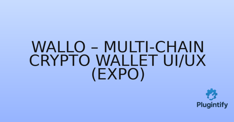 Read more about the article Wallo – Multi-Chain Crypto Wallet UI/UX (Expo)