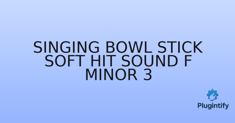 Read more about the article Singing Bowl Stick Soft Hit Sound F minor 3