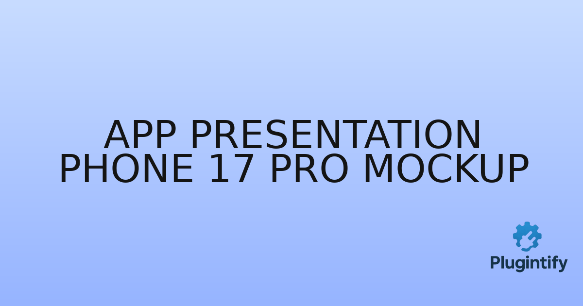 You are currently viewing App Presentation Phone 17 Pro Mockup