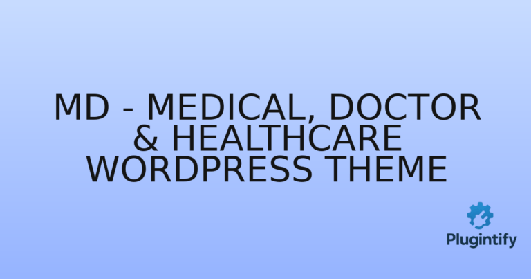 Read more about the article MD – Medical, Doctor & Healthcare WordPress Theme