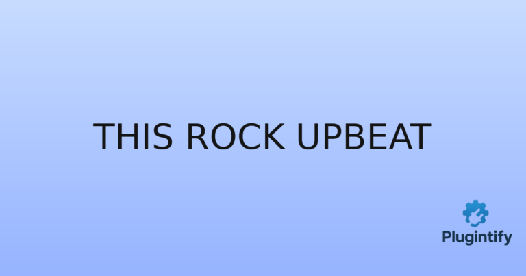 Read more about the article This Rock Upbeat