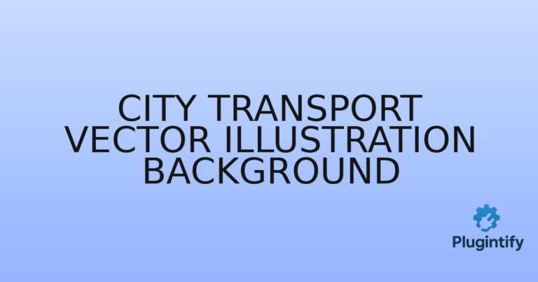 Read more about the article City Transport Vector Illustration Background