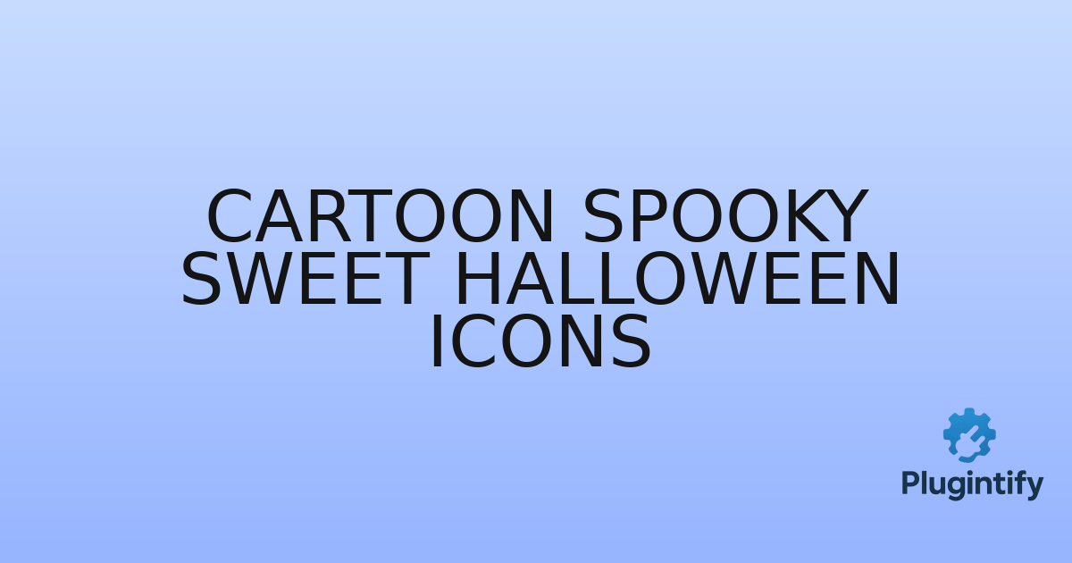 You are currently viewing Cartoon Spooky Sweet Halloween Icons