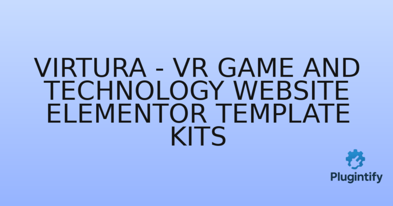 Read more about the article Virtura – VR Game and Technology Website Elementor Template Kits