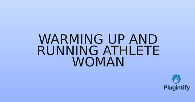 Read more about the article Warming Up and Running Athlete Woman