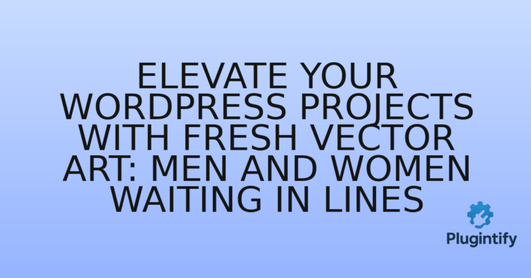 Read more about the article Elevate Your WordPress Projects with Fresh Vector Art: Men and Women Waiting in Lines