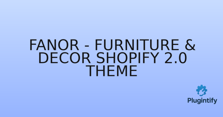 Read more about the article Fanor – Furniture & Decor Shopify 2.0 Theme