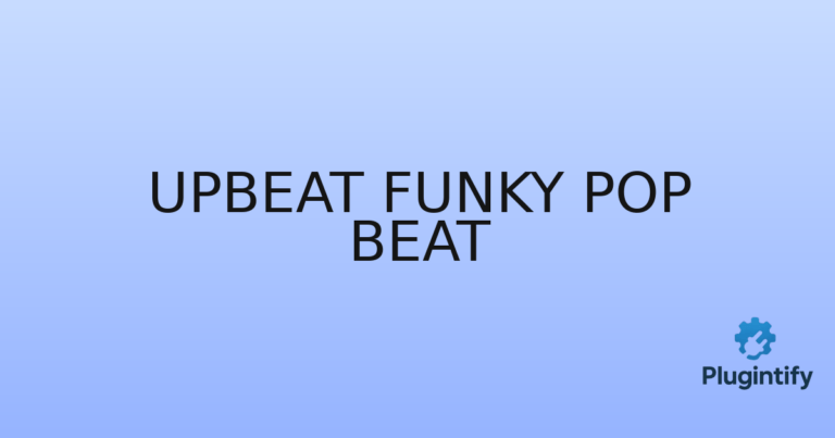 Read more about the article Upbeat Funky Pop Beat