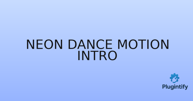 Read more about the article Neon Dance Motion Intro