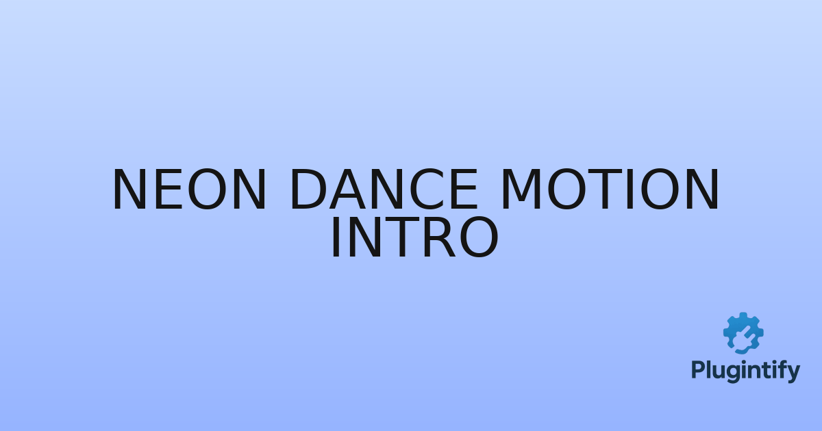 You are currently viewing Neon Dance Motion Intro