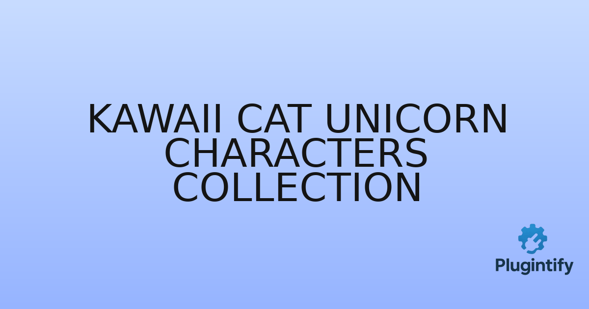 You are currently viewing Kawaii Cat Unicorn Characters Collection