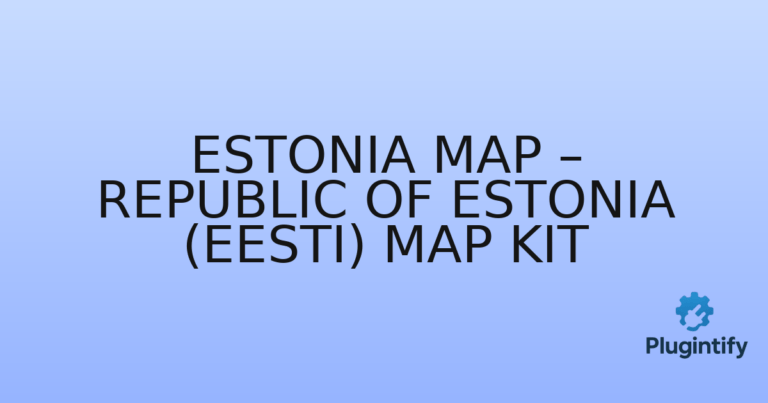 Read more about the article Estonia Map – Republic of Estonia (Eesti) Map Kit