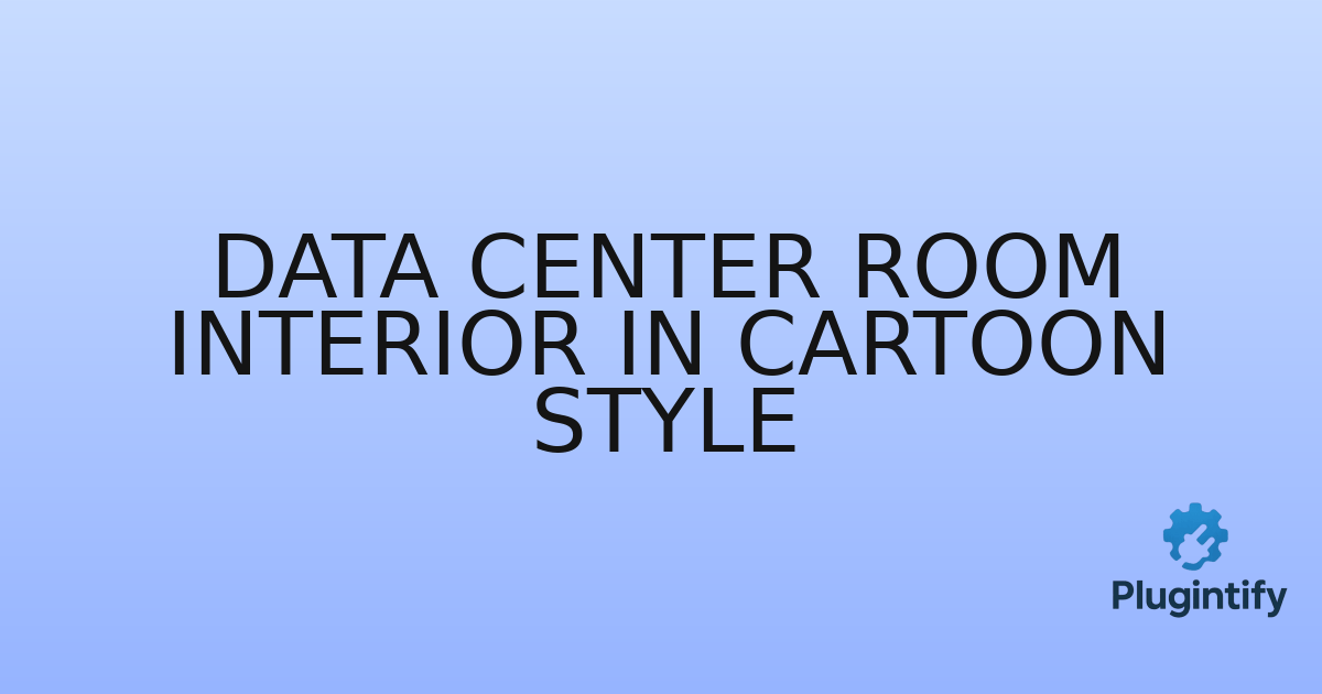 You are currently viewing Data Center Room Interior in Cartoon Style