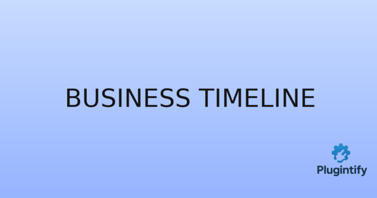 Read more about the article Business Timeline