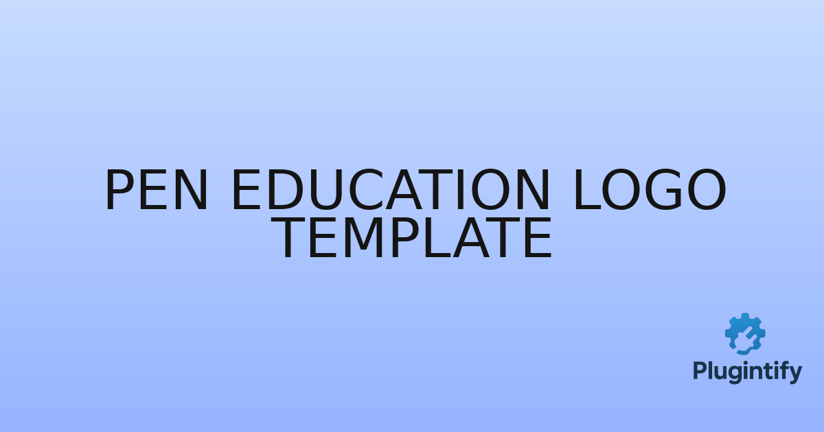 You are currently viewing Pen Education Logo Template