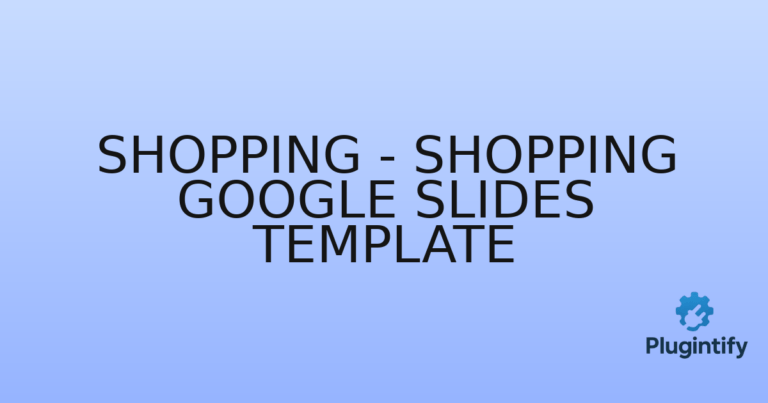 Read more about the article Shopping – Shopping Google Slides Template
