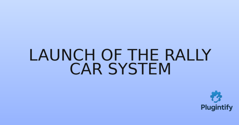 Read more about the article Launch Of The Rally Car System