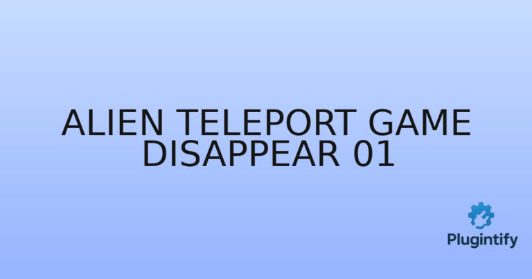 Read more about the article Alien Teleport Game Disappear 01