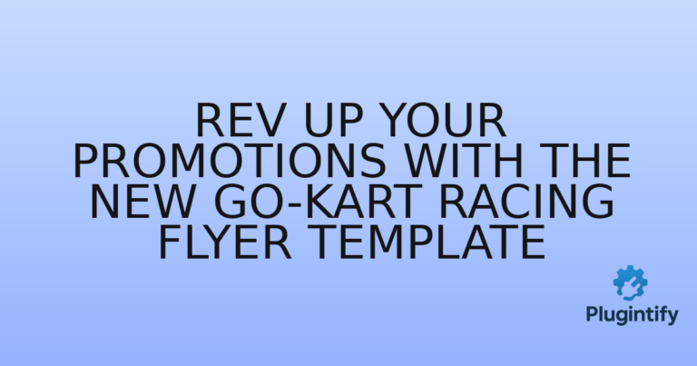 Read more about the article Rev Up Your Promotions with the New Go-Kart Racing Flyer Template