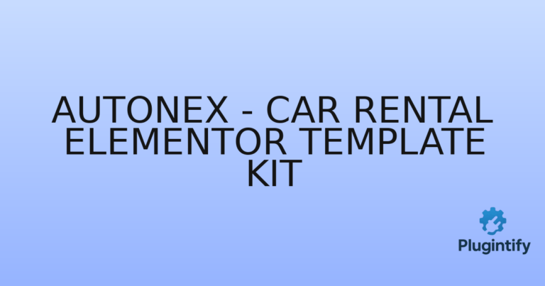 Read more about the article Autonex – Car Rental Elementor Template Kit